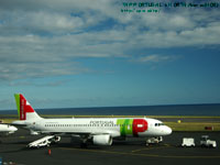 �g�[�C���O���� TAP PORTUGAL �V�J���[ A320 �B�e�ꏊ�FHORTA �A�\�[���X����(HOR)�A�|���g�K��(PORTUGAL)